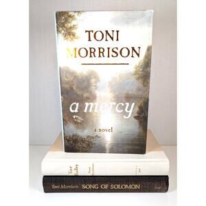 Lot of 3 TONI MORRISON's Novels Books~A Mercy~Tar Baby~Song of Solomon~ HC